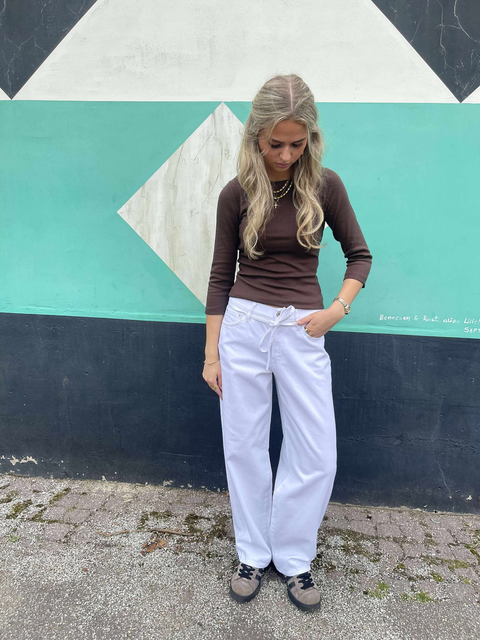 ONLGIANNA Jeans - White Denim